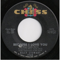 Billy Stewart Because I Love You  /  Mountain of Love Vinyl 7" USED