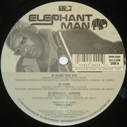 Elephant Man Shake Dat Ass / Like You USED VINYL 12INCH 45 RPM