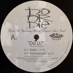 Do Or Die Do U? Vinyl 12" USED