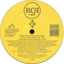 SWV Right Here / Human Nature Vinyl 12" USED