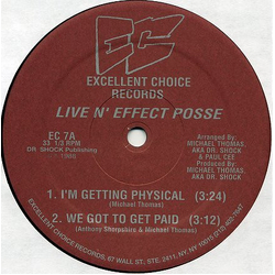 Live N' Effect Posse I'm Getting Physical Vinyl 12" USED