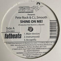 Pete Rock & C.L. Smooth Shine On Me / Climax USED VINYL 12INCH 33 S RPM