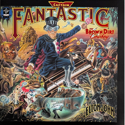 Elton John Captain Fantastic And The Brown Dirt Cowboy Vinyl 2 LP USED