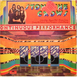 Stone The Crows Ontinuous Performance Vinyl LP USED