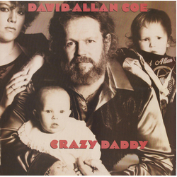 David Allan Coe Crazy Daddy Vinyl LP USED
