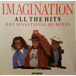 Imagination All The Hits (Hot Sensational Re-Mixes) Vinyl LP USED