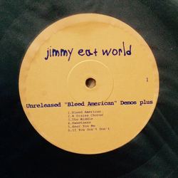 Jimmy Eat World Unreleased "Bleed American" Demos Plus Vinyl LP USED