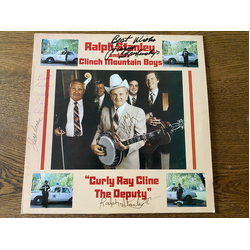 Ralph Stanley / Curly Ray Cline / The Clinch Mountain Boys "Curly Ray Cline The Deputy" Vinyl LP USED