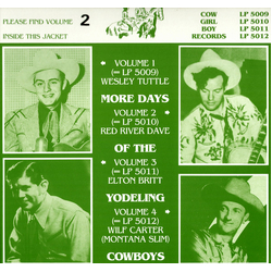 Red River Dave More Days Of The Yodeling Cowboys Volume 2 Vinyl LP USED