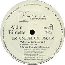 Al-Din Birdette Um, Um, Um, Um, Um, Um USED VINYL 12INCH 33 S RPM