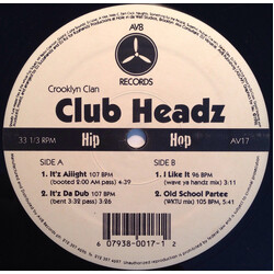 Crooklyn Clan Club Headz VINYL 12" USED