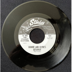 Jimmie Skinner / The Stanley Brothers The Story Of Bonnie And Clyde / Bonnie And Clyde's Getaway Vinyl 7" USED
