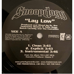 Snoop Dogg Lay Low / Bring It On Vinyl 12" USED