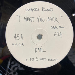 D'Aile' I Want You Back Vinyl 12" USED