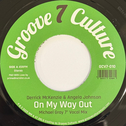 Derrick McKenzie / Angela Johnson On My Way Out Vinyl 7" USED