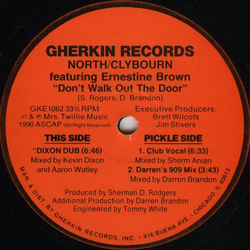North / Clybourn / Ernestine Brown Don't Walk Out The Door Vinyl 12" USED