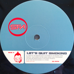Super Furry Animals Let's Quit Smoking Vinyl 12" USED