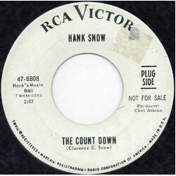 Hank Snow The Count Down USED VINYL 7INCH 45 RPM SINGLE PROMO