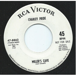 Charley Pride Miller's Cave USED VINYL 7INCH 45 RPM SINGLE PROMO