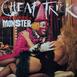 Cheap Trick Woke Up With A Monster Vinyl LP USED