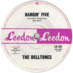 The Delltones Hangin' Five Vinyl 7" USED