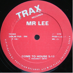 Mr. Lee Come To House Vinyl 12" USED