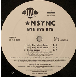 *NSYNC Bye Bye Bye (The Remixes) Vinyl 12" USED