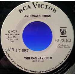 Jim Ed Brown You Can Have Her USED VINYL 7INCH SINGLE PROMO 45 RPM