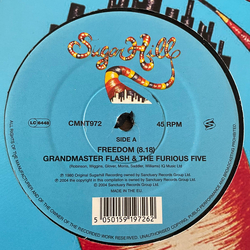 Grandmaster Flash & The Furious Five Freedom / Supperappin' Vinyl 12" USED