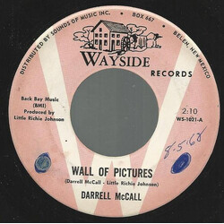 Darrell McCall Wall Of Pictures USED VINYL 7INCH 45 RPM SINGLE