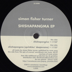 Simon Fisher Turner Shishapangma EP Vinyl 12" USED