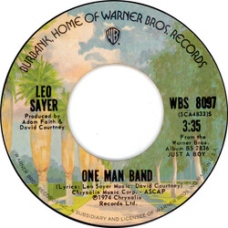 Leo Sayer One Man Band USED VINYL 7INCH SINGLE 45 RPM