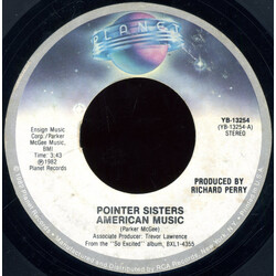 Pointer Sisters American Music VINYL 7" USED