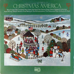 Various Christmas America Album Two Vinyl LP USED