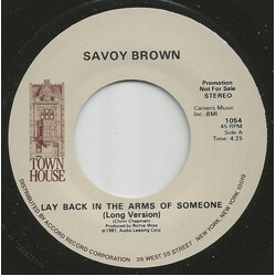 Savoy Brown Lay Back In The Arms Of Someone USED VINYL 7INCH 45 RPM SINGLE PROMO