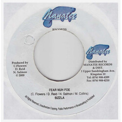 Sizzla Fear Nuh Foe USED VINYL 7INCH 45 RPM