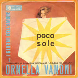 Ornella Vanoni Poco Sole Vinyl 7" USED