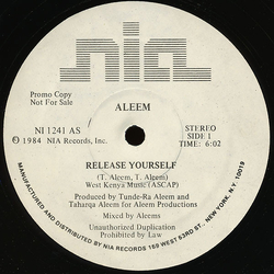 Aleem Release Yourself Vinyl 12" USED