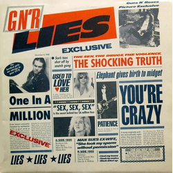 Guns N' Roses G N' R Lies Vinyl LP USED