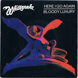 Whitesnake Here I Go Again / Bloody Luxury Vinyl 7" USED