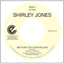 Shirley Jones Because You Love Me Vinyl 7" USED