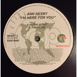 Ann Nesby I'm Here For You Vinyl 12" USED