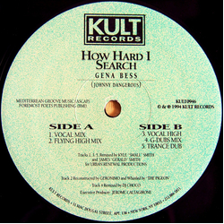 Geena Bess How Hard I Search Vinyl 12" USED