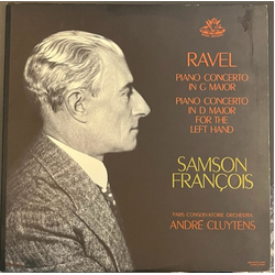 Maurice Ravel / Samson François / Orchestre De La Société Des Concerts Du Conservatoire / André Cluytens Piano Concerto In G Major / Piano Concerto In