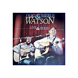 Doc & Merle Watson Live & Pickin' Vinyl LP USED