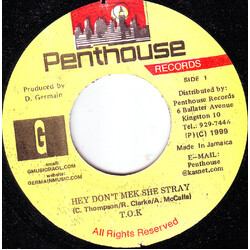 T.O.K. Hey Don't Mek She Stray Vinyl 7" USED