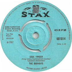 Bar-Kays Soul Finger Vinyl 7" USED