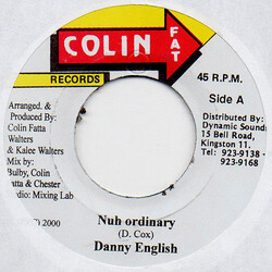 Danny English / Nuborn Thugs Nuh Ordinary / One God USED VINYL 7INCH