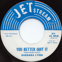 Barbara Lynn You Better Quit It / Nice & Easy Vinyl 7" USED
