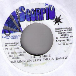 Barrington Levy / Mega Banton She Is Mine Vinyl 7" USED